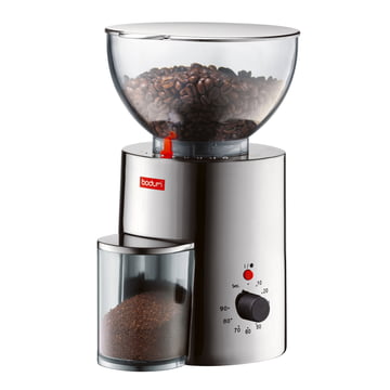 Bodum - Moulin à café Antigua, acier inoxydable
