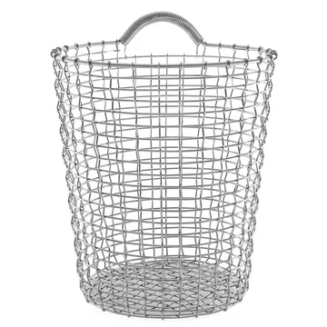 Corbeille en fil métallique Bin 18 de Korbo en acier inoxydable