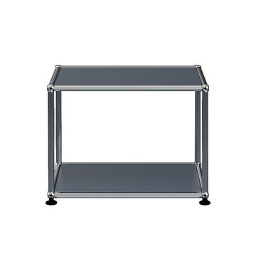 La table d'appoint, 52,3 x 41,8 cm, gris anthracite (RAL 7016) de USM Haller