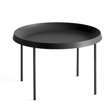 La table d'appoint Tulou de Hay, Ø 55 x H 35 cm, noir