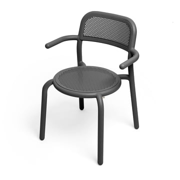 Fatboy - Toní Chaise avec accoudoirs, anthracite