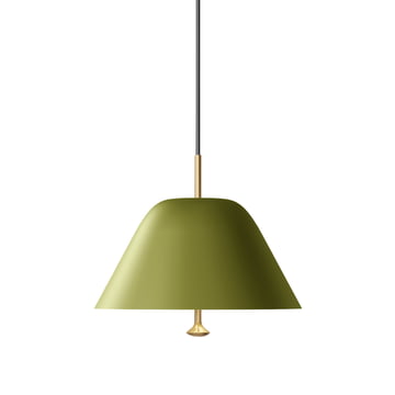 Levitate Lampe à suspendre, Ø 28 cm, vert sauge / laiton de Audo