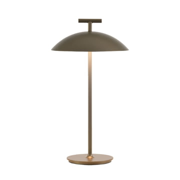 Mini Geen-A Lampe de table LED rechargeable, bronze de Kartell