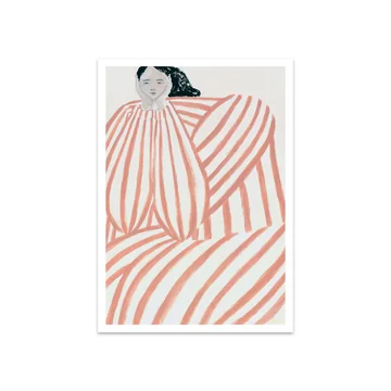 The Poster Club - Red Chair de Sofia Lind | Connox