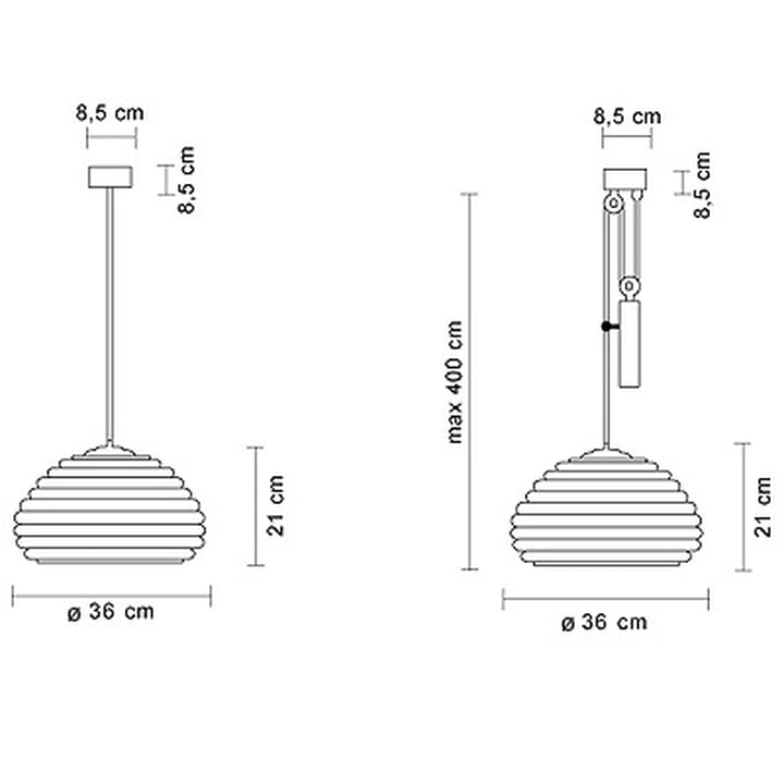 Suspension Splügen Bräu par Achille Castiglioni pour Flos