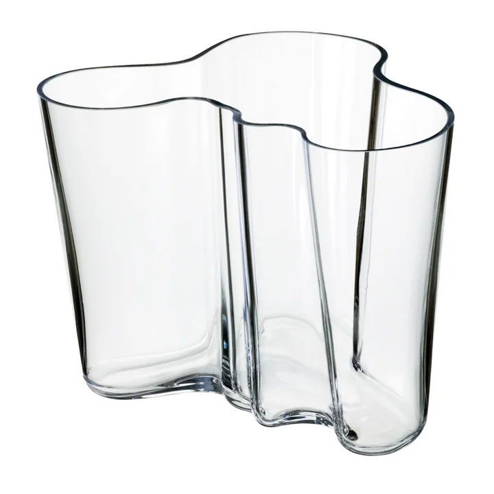 Aalto Vase Savoy 160 mm de Iittala en clair