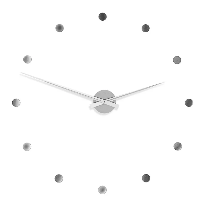 Radius Design - Horloge murale Flexible en argent