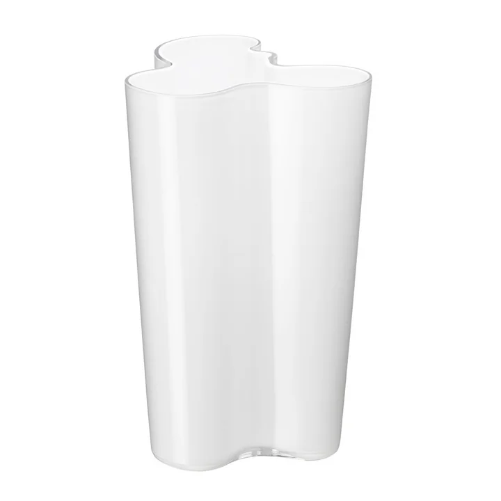 Aalto Vase Finlandia 251 mm de Iittala en blanc