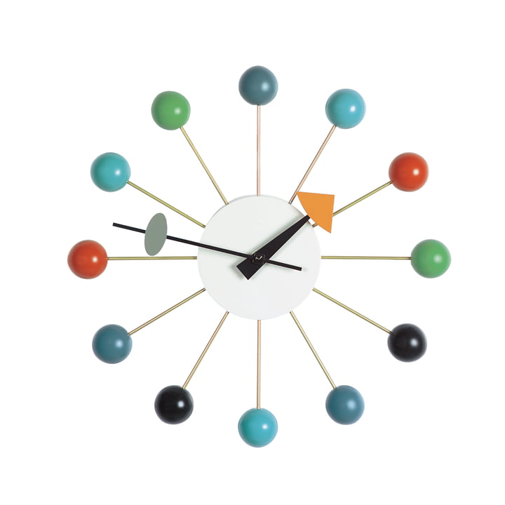 Ball Clock multicolore