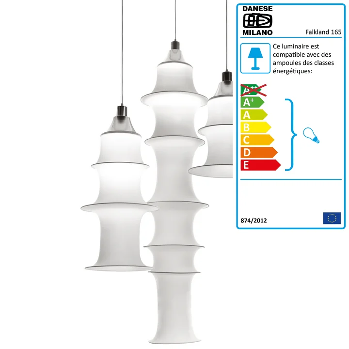 Danese Milano - Suspension lumineuse Falkland