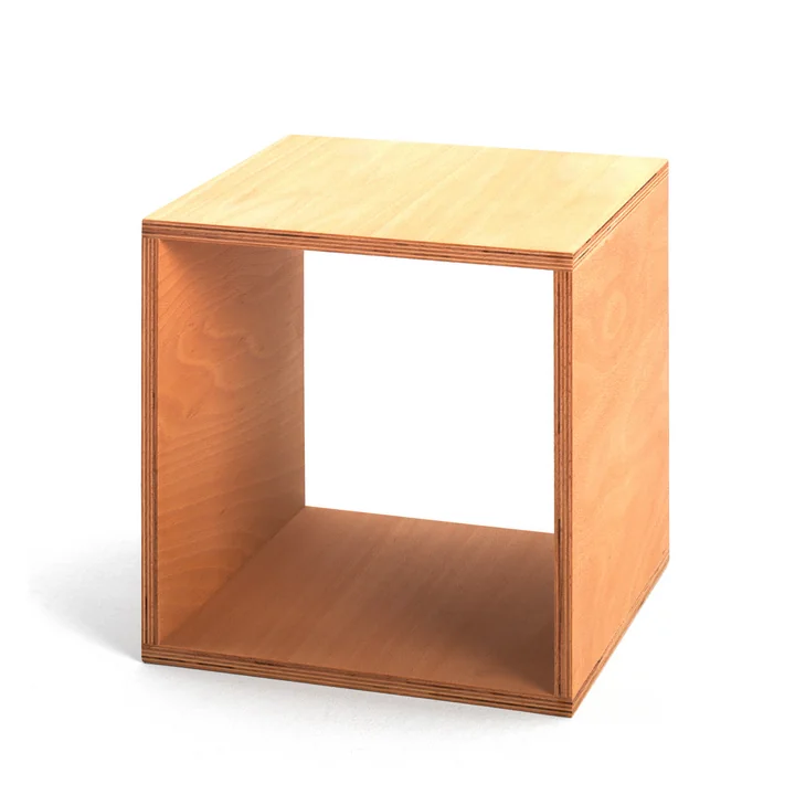 Tojo - Table de Cube chevet en hêtre