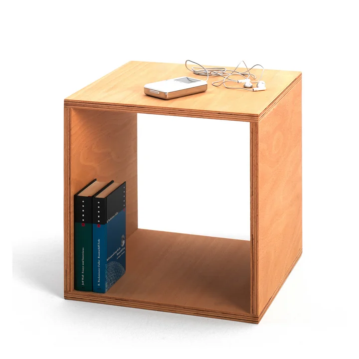 La table de Cube chevet Tojo comme surface de rangement