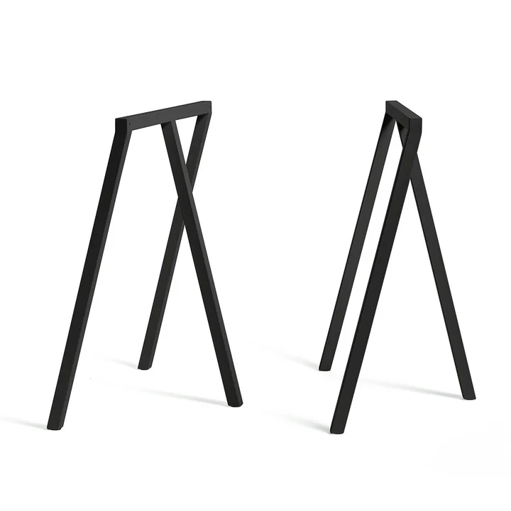 Loop - Tréteaux Stand Frame de HAY en noir (2 pièces)