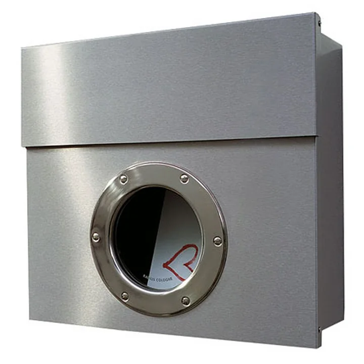 Boîte à lettres Letterman, acier inoxydable