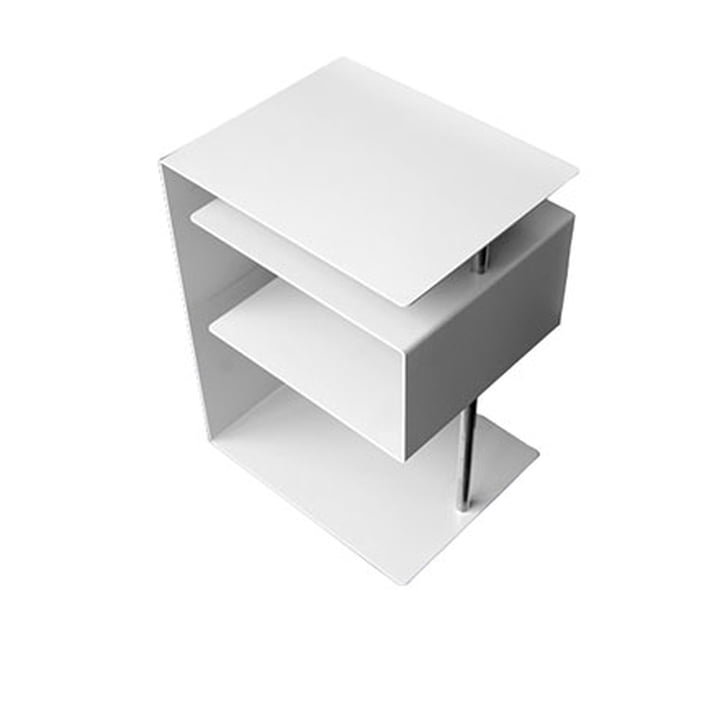 Table x-centric, blanc