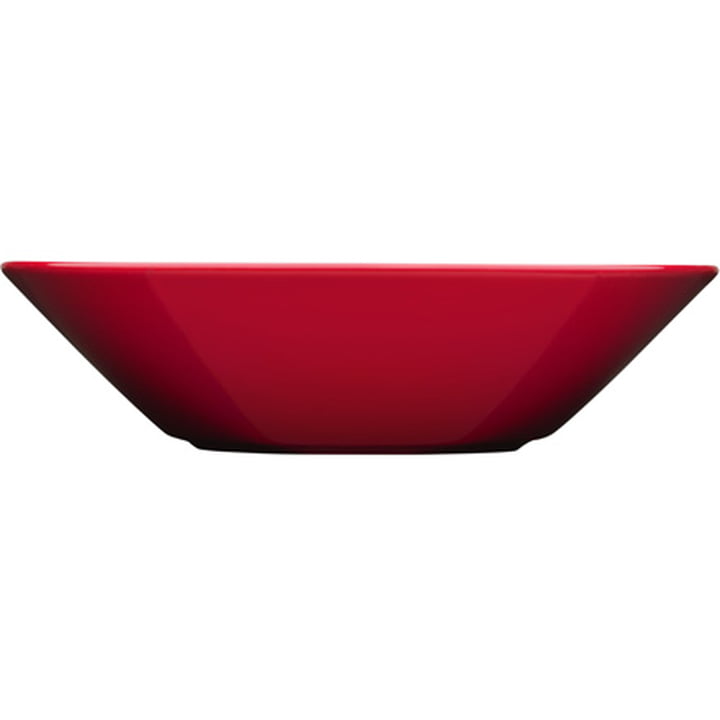 Teema Assiette creuse Ø 21cm, rouge de Iittala