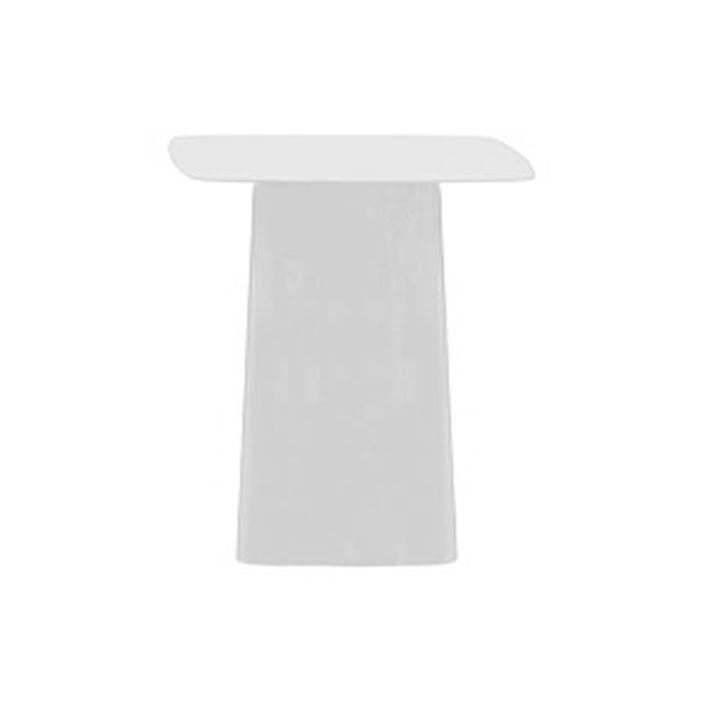 Metal Side Table (moyen) blanc
