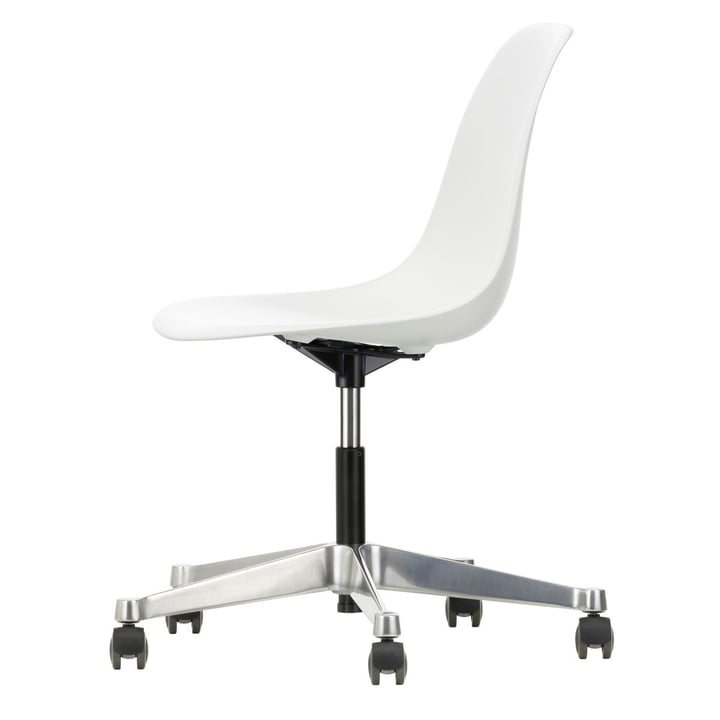 Vitra - Eames Plastic Side Chair PSCC, poli / blanc