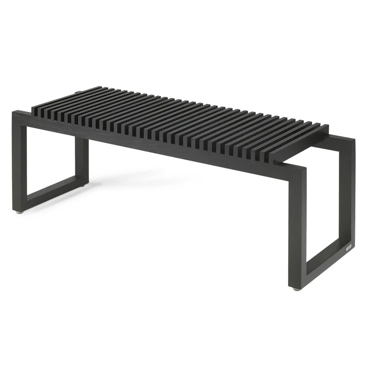 Cutter Banc en bois 120 de Skagerak en noir