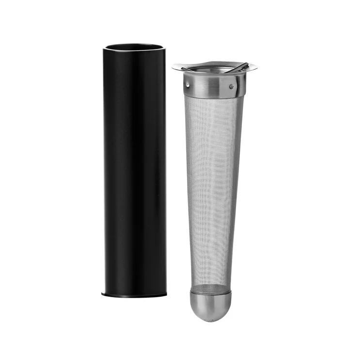 Le filtre à thé Stelton est en acier inoxydable et en plastique