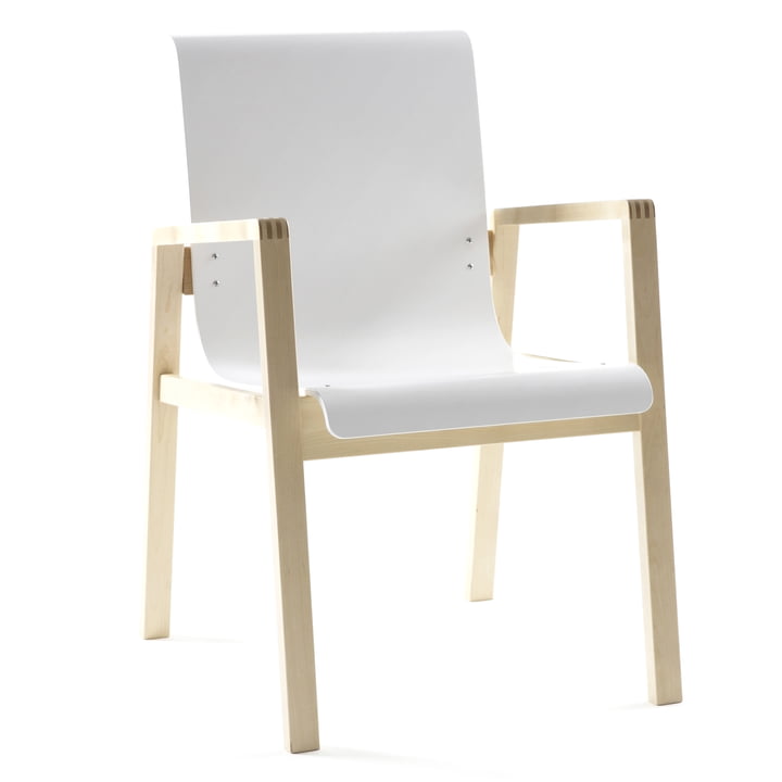 Le fauteuil 403 Hallway de Artek , blanc