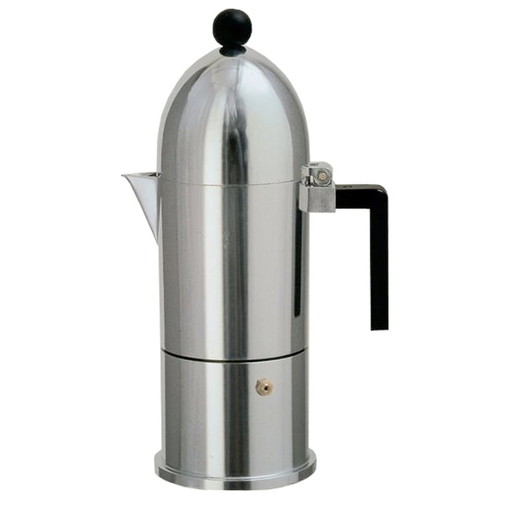 La Cupola Machine à espresso 9095, 30 cl, noire par A di Alessi