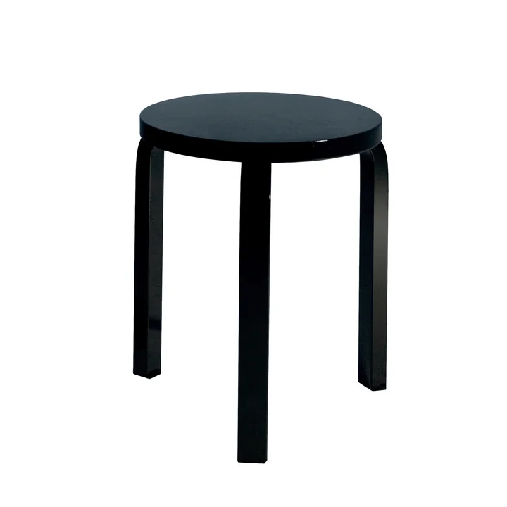 Artek Tabouret 60 , laqué noir