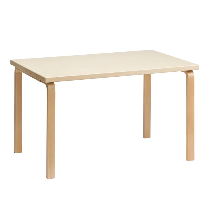 81B Table de Artek en placage de bouleau