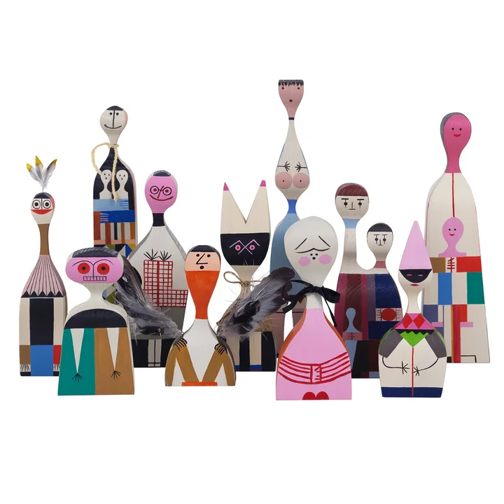 Les poupées en bois de Vitra