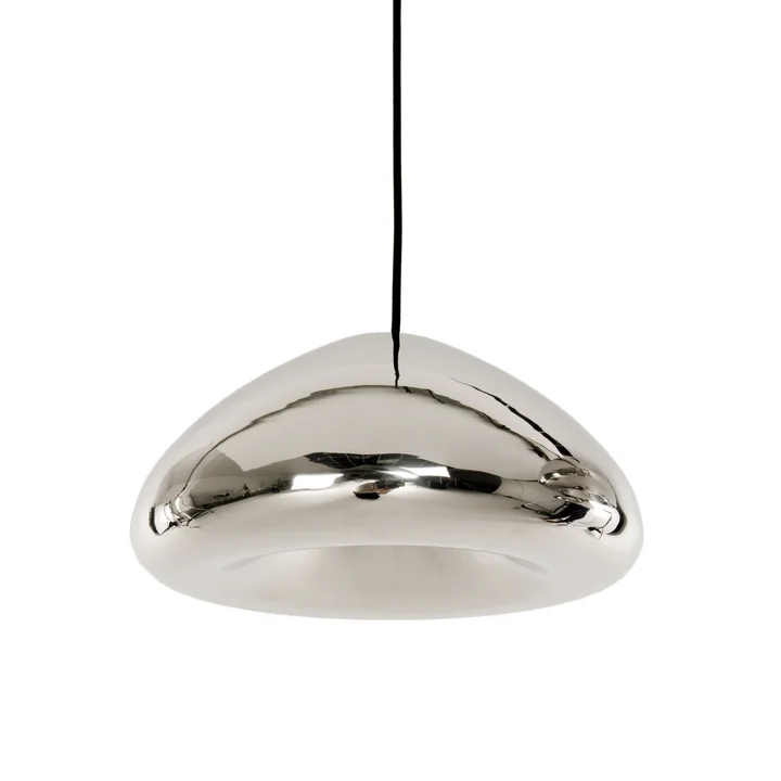 Suspension lumineuse Void de Tom Dixon en acier inoxydable