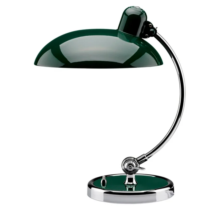 KAISER idell 6631 -T Luxus Lampe de table de Fritz Hansen en vert foncé