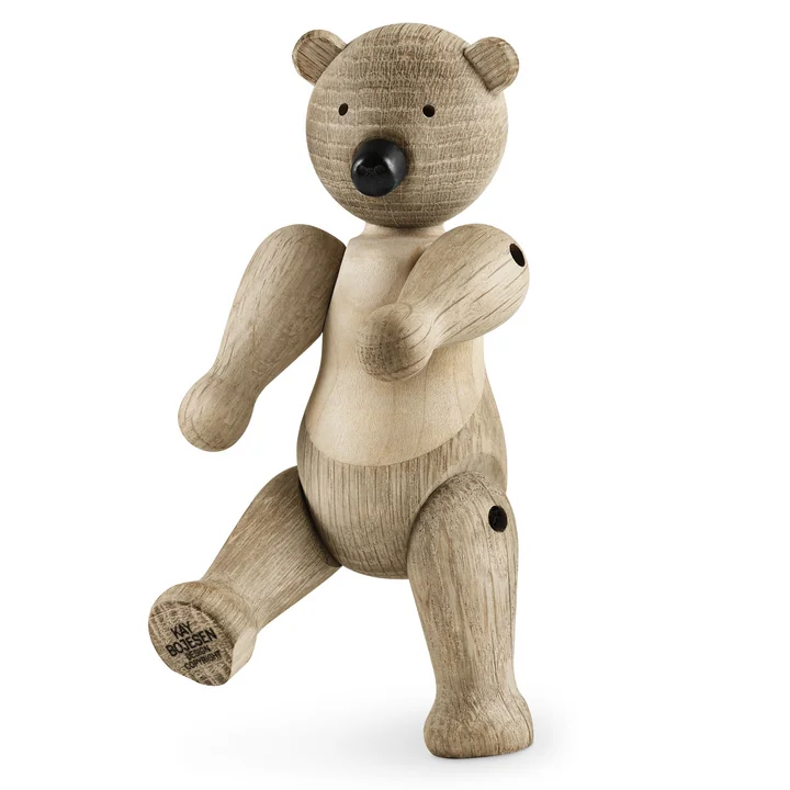 Figurine d'ours avec membres mobiles