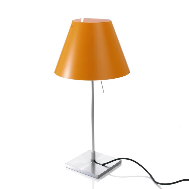 Luceplan - Costanzina Lampe de table 1D13 LED, aluminium / orange