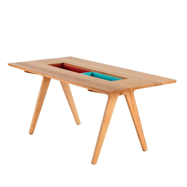 La table à manger Remix Collection de Gesa Hansen et de la famille Hansen -