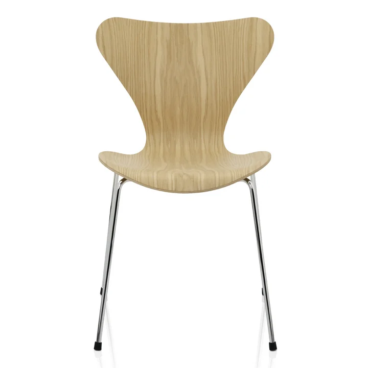 Serie 7 Chaise (46,5 cm) de Fritz Hansen en chêne naturel / chromé