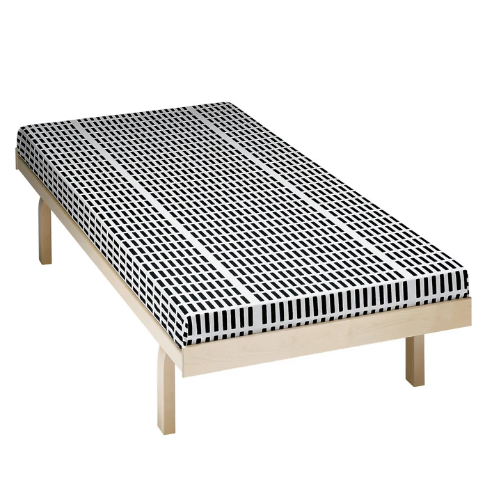 Artek - Housse de matelas pour Daybed 710, noir / blanc (Steelcut Trio 195)