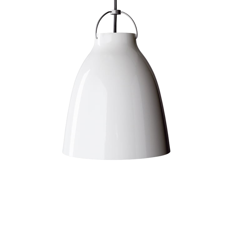 Suspension lumineuse Caravaggio P1 de Fritz Hansen en blanc brillant