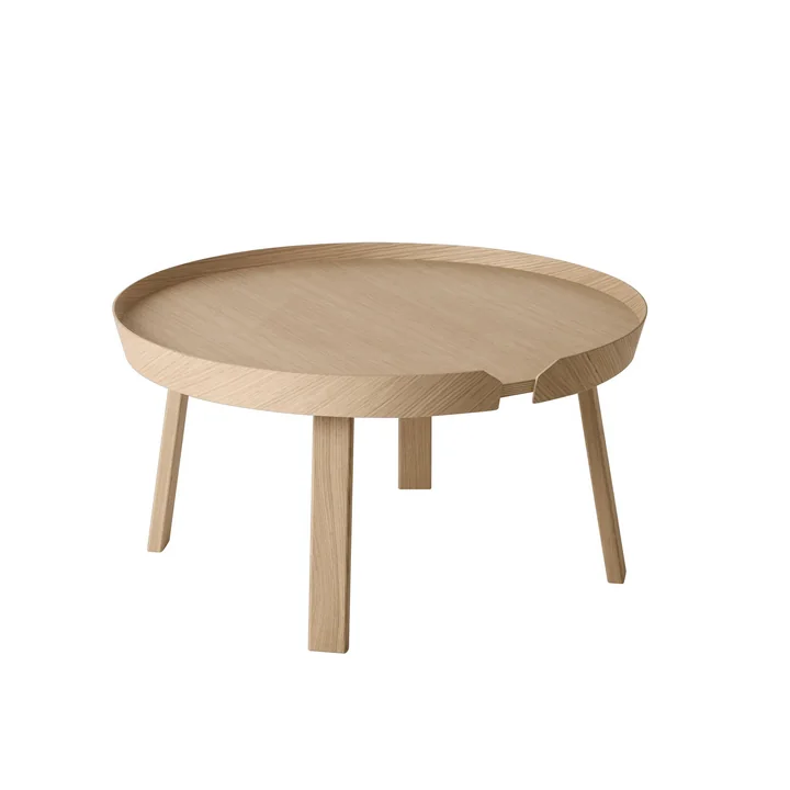 Around Table basse Ø 72 cm de Muuto en chêne