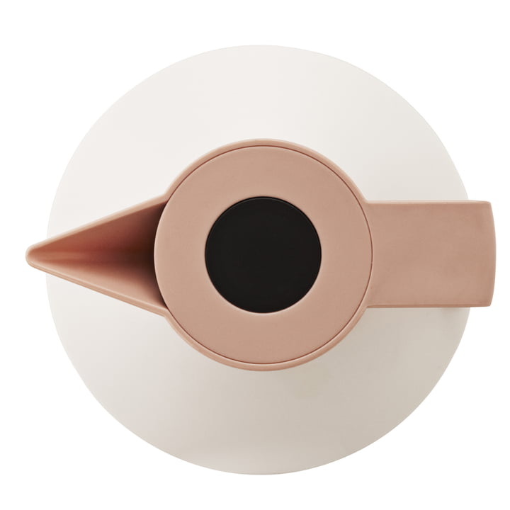 Normann Copenhagen - Geo Fiole thermos, blanche - Face supérieure