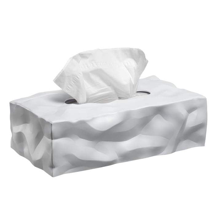 Wipy 2 Boîte à mouchoirs cubique de Essey en blanc