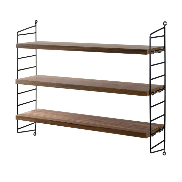 Pocket de String en noyer / noir