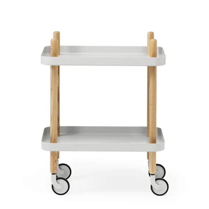 Wagon-bloc de Normann Copenhagen en frêne / gris clair
