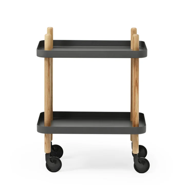 Wagon-bloc de Normann Copenhagen en frêne / gris foncé