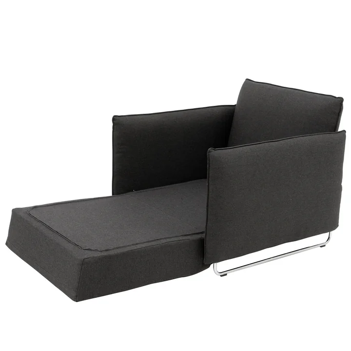 Softline - Cord Fauteuil convertible, gris foncé