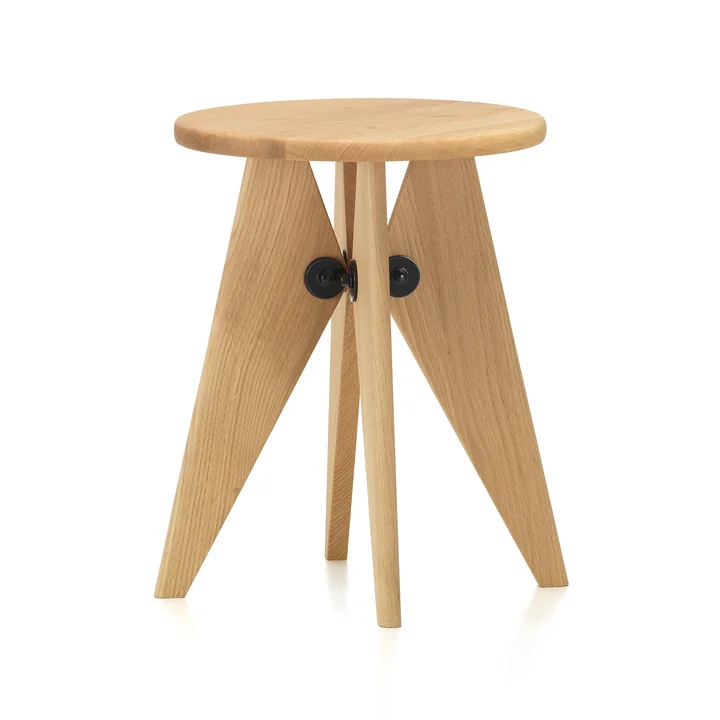 Vitra - Prouvé/ G-Star - Tabouret Solvay 1941, chêne naturel