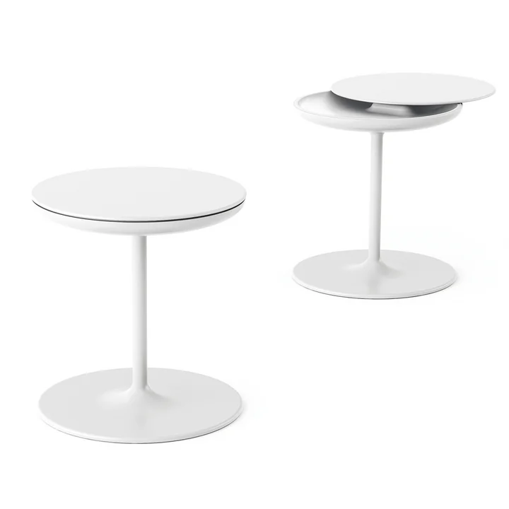 Zanotta - Table d'appoint Toi, blanc