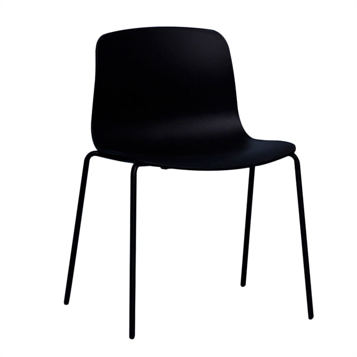 Hay - About A Chair AAC 16, aluminium noir / noir