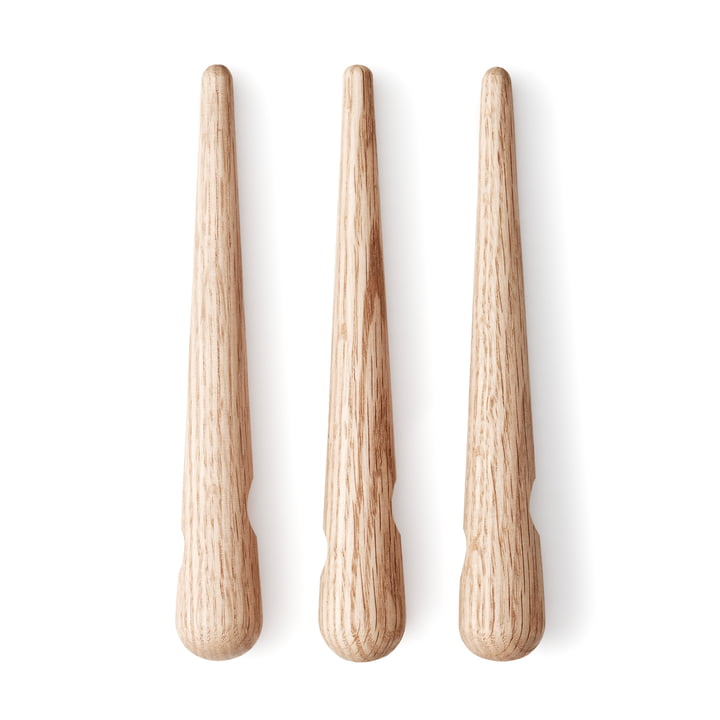 Normann Copenhagen - Timber Dessous de verre - individuellement, côte à côte