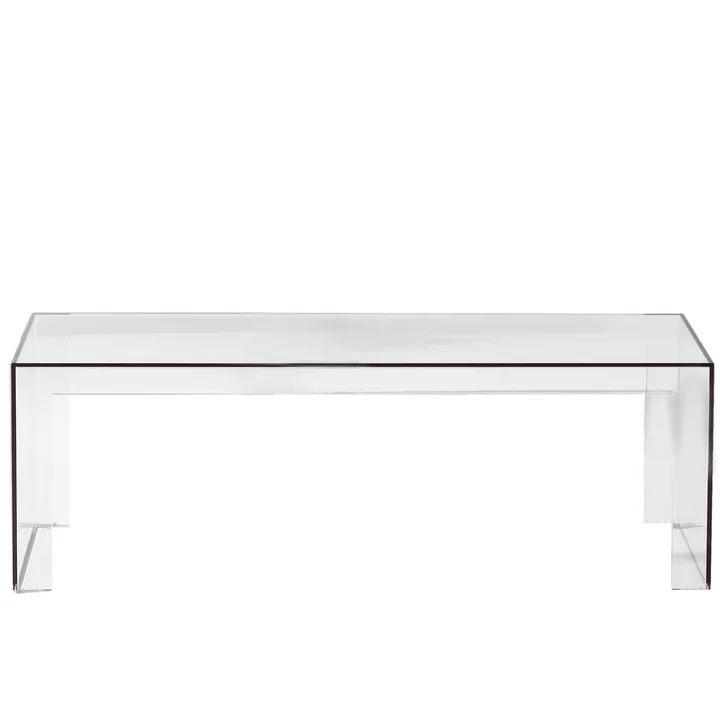 Invisible Side Table d'appoint H 40cm, transparent de Kartell