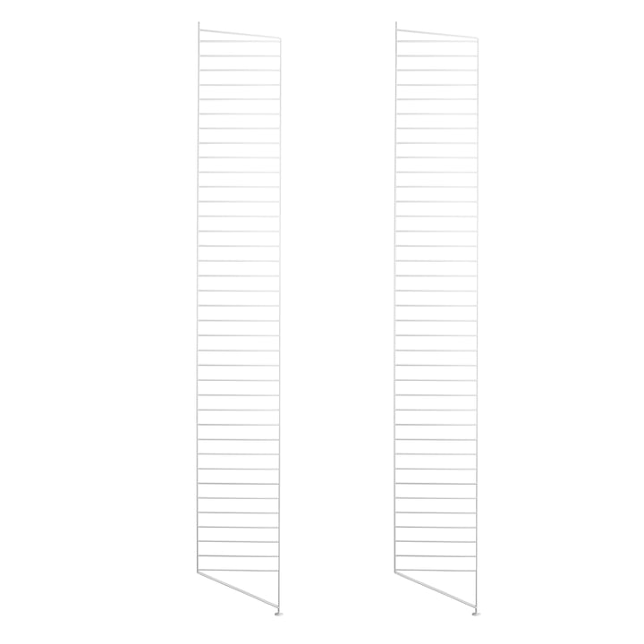 Échelle de sol pour String Étagère 200 x 30 cm (set de 2) de String en blanc
